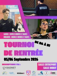 Tournoi de Rentrée - BDCR